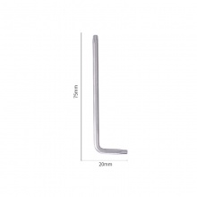 得力(deli)加長(zhǎng)中孔花型內(nèi)六角(銀)DL2143