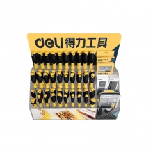 得力(deli)57件螺絲批展架套裝(黃)DL260057Z