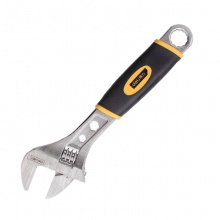 得力(deli)塑柄活扳手10