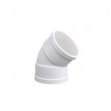 聯(lián)塑(LESSO)PVC排水管配件 45°彎頭50