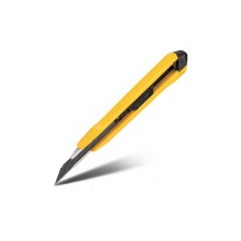 得力(deli)SK4塑柄美工刀30°角黑刃(黃)DL009H