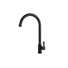 歐寶斯(OBUSE) 金字塔304不銹鋼啞黑色立式單冷菜盆龍頭JZT-71008B