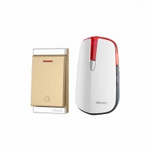 海得曼 帶小夜燈交流無線門鈴_FA-581PGLD(金色開關)