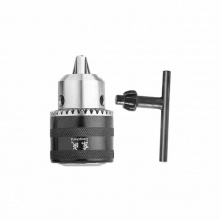 東成鉆夾頭 手緊/自鎖/鐵夾頭 手電鉆頭電錘電鎬圓柄方柄電動(dòng)扳手轉(zhuǎn)換頭 (扳手式)B10(錐柄)6毫米夾頭