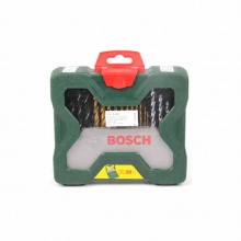 博世(Bosch)沖擊鉆頭 木工鉆頭 石工鉆頭 鍍鈦麻花鉆頭30支混合套裝 博世30支鉆頭混合套裝