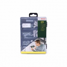 博世電動工具起子機批頭系列173支螺絲鉆頭混合套裝 (2607019511)