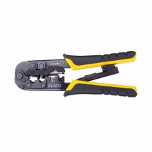 得力(deli)DL4971網(wǎng)絡(luò)鉗4/6/8P棘輪 三用網(wǎng)線鉗帶棘輪