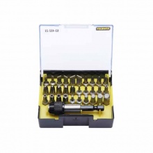 史丹利(STANLEY)31件6.3MM系列旋具頭和快脫磁性接桿組套B 63-402-23