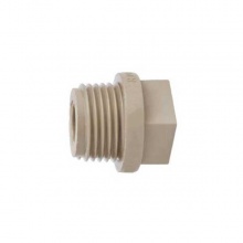 聯(lián)塑灰色PPR水管外螺紋堵頭3/4