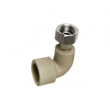 聯(lián)塑灰色PPR水管活接彎頭20×3/4