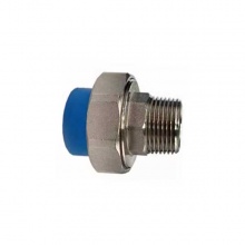 聯(lián)塑PE給水管注塑承插管銅外螺紋管接頭20×1/2