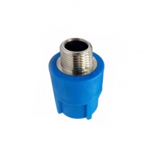 聯(lián)塑PE給水管注塑承插管銅外螺紋直接頭50×1-1/4