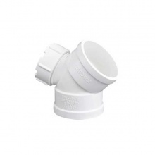 聯(lián)塑(LESSO)PVC排水管配件 45°檢口彎頭50