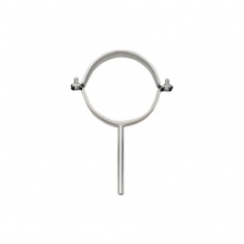 聯(lián)塑(LESSO)PVC排水管配件 鍍鋅管卡50(鍍鋅膠包鐵)