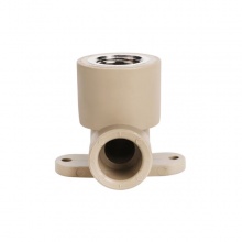 聯(lián)塑灰色PPR水管內(nèi)螺紋彎頭（帶座）25×1/2