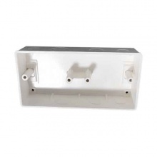 聯(lián)塑PVC電線管暗盒2位底盒 (加厚型)164×77×38