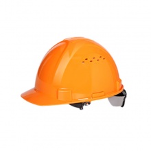 霍尼韋爾橙色安全帽H99RA103S防砸防沖擊 ABS材質(zhì)(帶透氣孔)