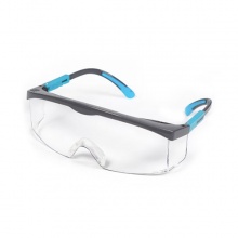 霍尼韋爾120300防沖擊眼鏡S200G 透明鏡片 靜謐藍(lán)鏡框(防霧款)