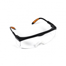 霍尼韋爾100110防沖擊眼鏡S200A 透明鏡片 黑色鏡框 (防霧眼鏡)