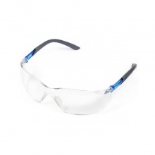 霍尼韋爾300310防沖擊眼鏡S300L透明鏡片 灰藍(lán)鏡框 耐刮擦防霧眼鏡
