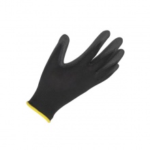 霍尼韋爾WE210G2CN-7二代聚氨酯PU涂層滌綸工作手套（黑）