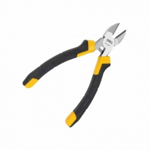 得力(deli) 德式回彈斜嘴鉗刃口升級(jí)6寸帶彈簧 DL2206T