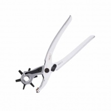 得力(deli) 光柄打孔鉗6圓孔(銀)9寸 DL1919C