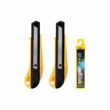 得力(deli) SK4塑柄美工刀套裝 DL018-3C 18mm