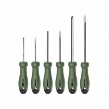 得力(deli) home系列螺絲批6件套(綠) HT1006L