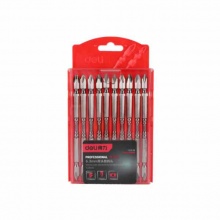 得力(deli) 6.3mm專業(yè)裝修型雙頭旋具頭S2(黑) DL254110