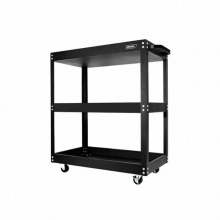 得力(deli) 加強型三層工具車(黑) DL433023