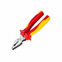 得力(deli) 絕緣省力型鋼絲鉗(紅) DL512008