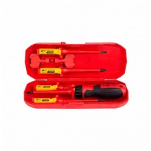 得力(deli) 7件快換頭絕緣螺絲批套裝(紅) DL510107