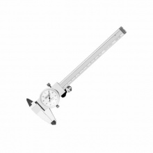 得力(deli) 帶表卡尺專業(yè)0.01mm(紅) DL93150B