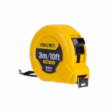 得力(deli) 尺公英制(黃) 鋼卷尺 DL9003Y