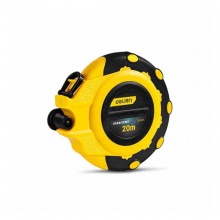 得力(deli) 盒式皮卷尺三倍速(黃) DL9920