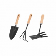 得力(deli) 園藝三件套(原木色) DL580833