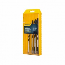 得力(deli) 瓷磚鉆(黑)4件套玻璃瓷磚鉆 DL-B6124T